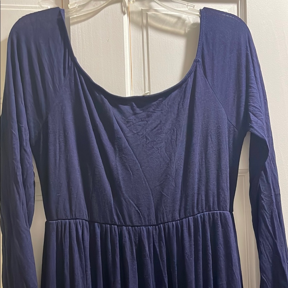 Pinkblush long Navy dress